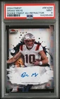 DRAKE MAYE TOPPS #RFADM 2024 FINEST ROOKIE AUTO REFRACTOR RC PSA 9