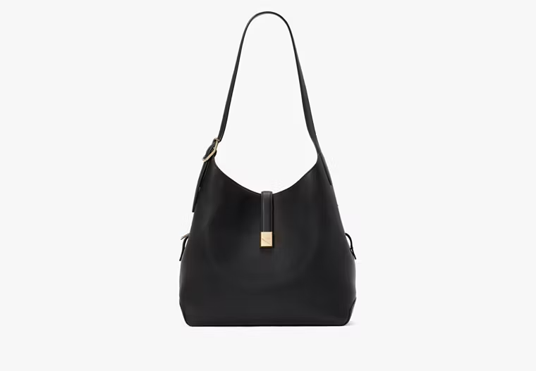 Kate Spade New York Deco Pebbled Leather Large Shoulder Bag K1556