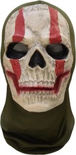 Ghost Skull Mask Full Face Unisex for War Game Outdoor Sport Halloween Cosplay