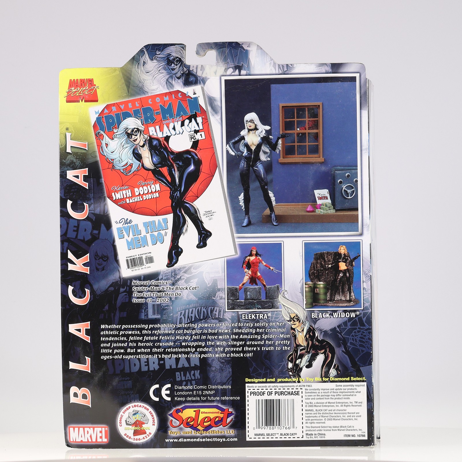 Diamond Select Black Cat statuette Premium en résine peinte à la main - 3