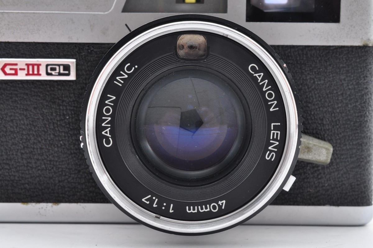 Canon Canonet QL17 G-III 40mm f/1.7 Rangefinder Film Camera