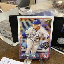 2015 Topps Sergio Santos Baseball Cards #96