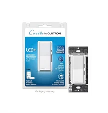 NEW Lutron DIVA SMART DIMMER SWITCH Caseta (DVRF-6L-WH-R) -White (365)