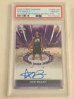 ACE BAILEY 2025 Topps Chrome Autograph Issue Rookie TRUE PURPLE AUTO /75 PSA 10!