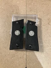 Colt Mustang .380 ACP OEM Factory Grips Silver Medallions w/ Screws