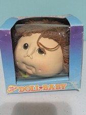 The Original Doll Baby Vtg Doll Head BY Martha Nelson Thomas 3174 Ponytail 1984