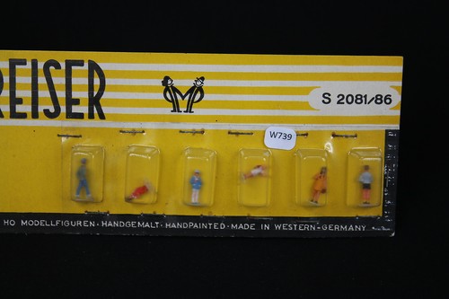 W739 PREISER Train Ho S2081/86 Figurine personnage enfant ecolier - Imagen 4 de 4
