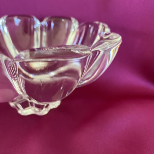 VINTAGE~MIKASA CRYSTAL GLASS BOWL~ZIANNA~FLOWER CANDY TRINKET ~HEAVY - Picture 21 of 21