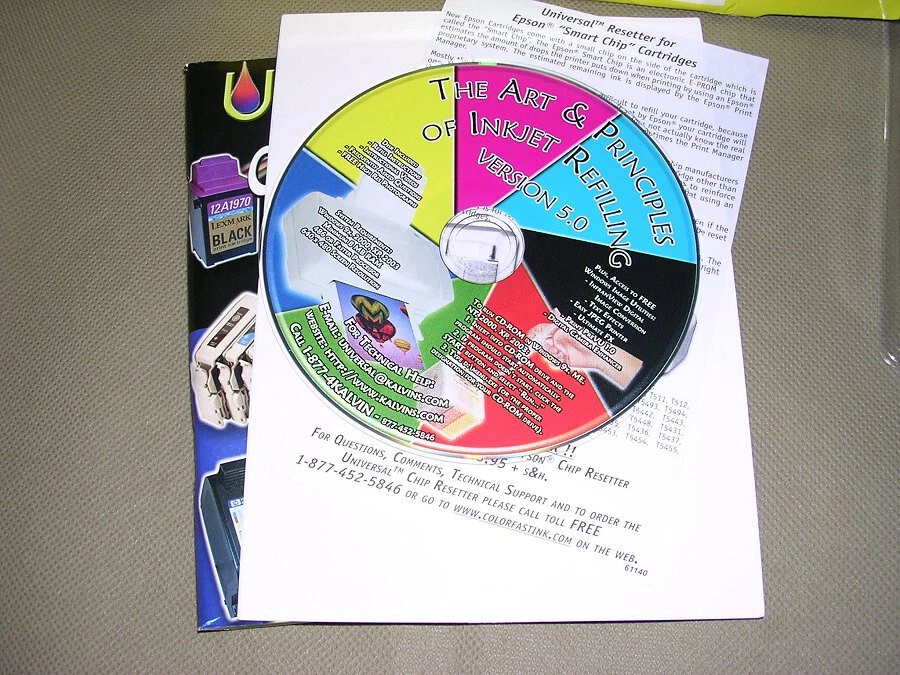 Universal Refill Color Kit for Inkjet Printer Cartridges (96 mls ink) INK SEALED - Image 2 of 4