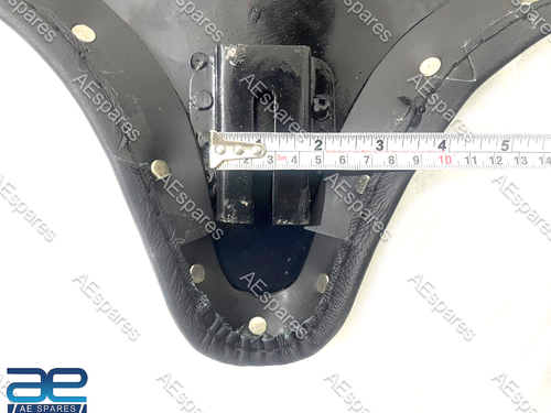Asiento individual de policía para falda de cuero Harley cabezal de nudillo pala TC ECs - Imagen 5 de 9