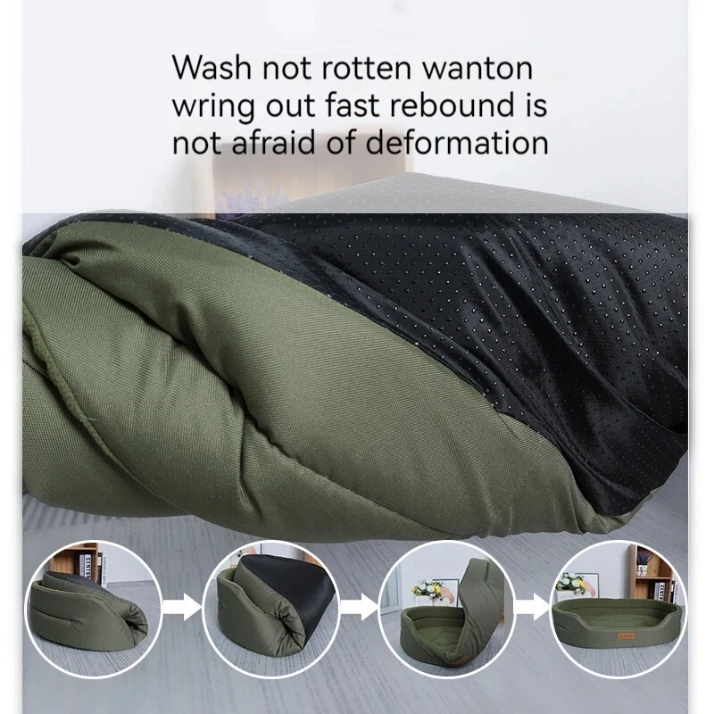 Dog Bed Mat Moisture-Proof Round Universal Dog Mattress Pet Bed Bite Resistant - Image 4 of 4