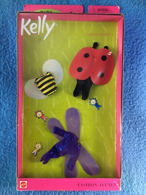 KELLY FASHION AVENUE Clothes Insect Bug Costumes Mattel 1999 NEW