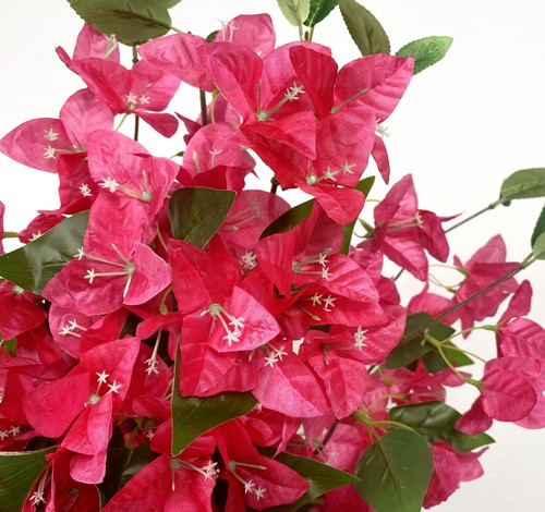 Pack of 20 - Artificial Bougainvillea Flowers Silk Floral Stems Hanging Bouga... - Picture 2 of 6