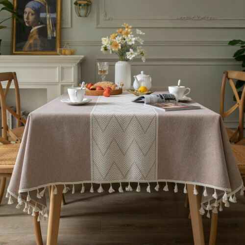Jacquard Tischdecke rechteckig 130x160 Tafeltuch Tischwäsche Neu Tchibo