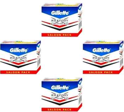 Gillette Wilkinson Sword Klingen Double Edge Rasierer 50 Klingen 4 Stück