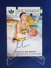 Moritz Wagner 2018-19 Court Kings Heir Apparent Rookie Auto on Card JADE SSP