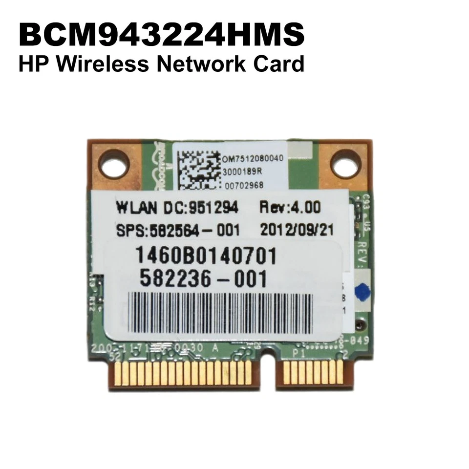 Lot x 2 New HP ProBook 6450B BCM943224HMS Wi-Fi Wireless Network Card 300Mbps - Image 2 of 4