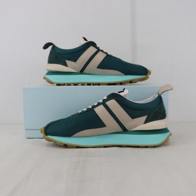 Lanvin Bumpr Sneaker in Teal White BNIB 41