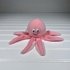 Vintage Ty Inky The Octopus Beanie Baby 1993 PVC Pellets, No Swing Tag