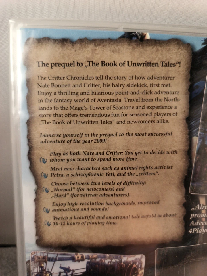 Book of Unwritten Tales THE CRITTER CHRONICLES PC & MAC Game Adventure NEW - Image 4 of 4