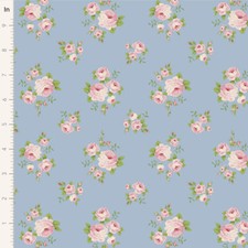 Patchwork Quilting Fabric Tilda Sunday Brunch Mille Sky 50x55cm FQ