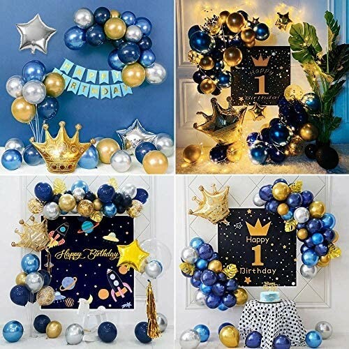 Decoraciones de Cumpleaños para niños Globos Bandera Feliz Cumpleaños - Imagen 7 de 7