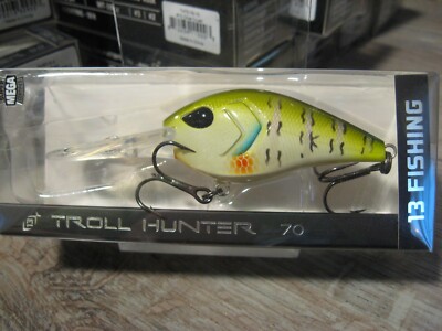 13 Fishing * 2 3/4'' Troll Hunter 70 - 3/4 Oz - 15' Floating Lure - Dream Gill