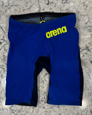 Arena Men's Powerskin Carbon Air1 Jammer Tech Suit Blue Swimsuit