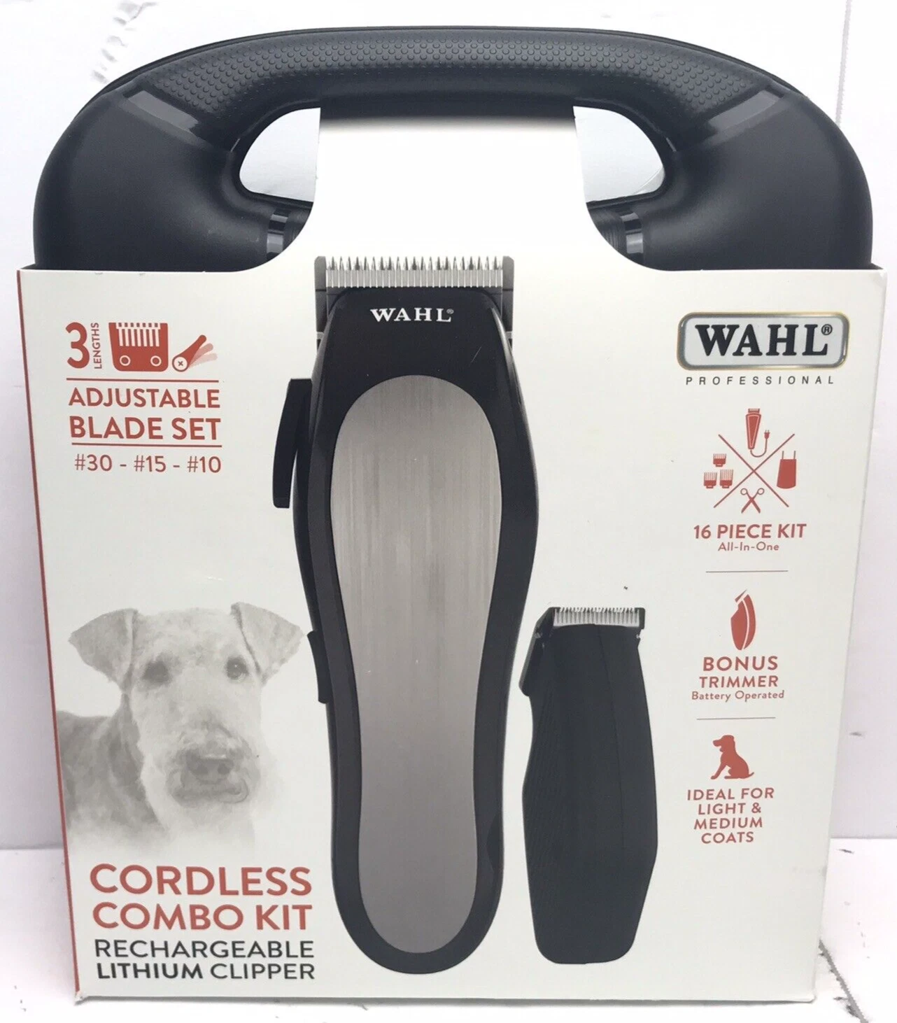 Wahl Professional Cordless Lithium Clipper Combo Kit Rechargeable Pet Grooming
Opens in a new window
