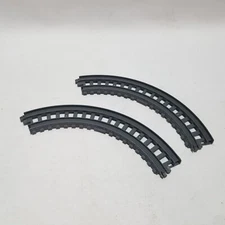 Thomas & Friends Super Station Replacement Parts: EC3 Gray 10" Curve Track (x2)