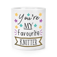 You're My Favorit Knitter Stars Makeup Pinsel Bleistift Topf Best Strick Mutter