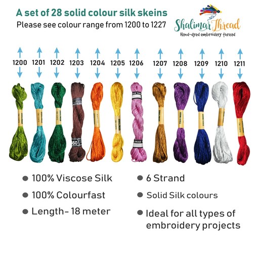 Viscose Silk Embroidery Thread and DIY Crafting Thread - Picture 19 of 38