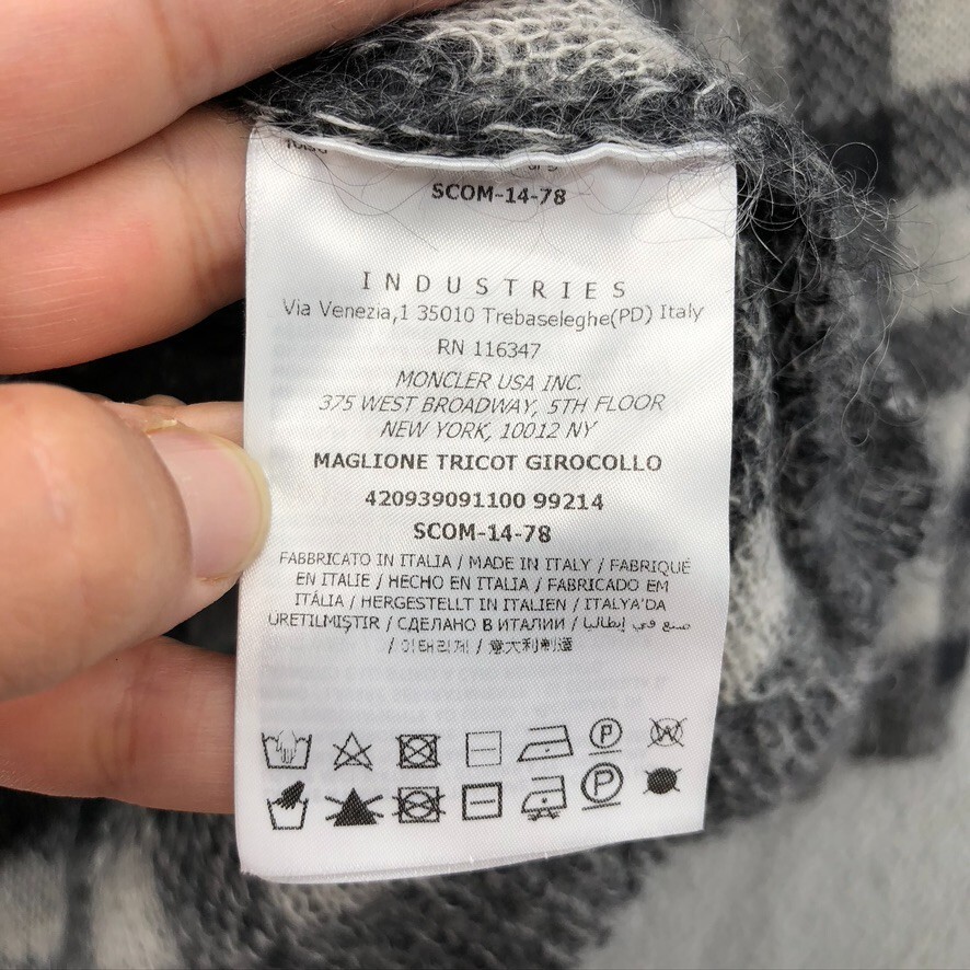 Moncler Maglione Tricot Girocollo Wool Sweater Jumper Womens Moncler Maglione Tricot Girocollo Wool Sweater Jumper Womens