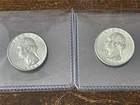 1963 And 1964 Silver Washington Quarters