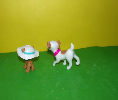 Barbie Fashion Fairytale Marie Alecia Pet Dog Jacques Roussel Figure w/Hat  Cutie