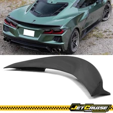 For 20-25 Chevy Corvette Stingray C8 Z51 RSC Style Gloss Black Trunk Spoiler ABS