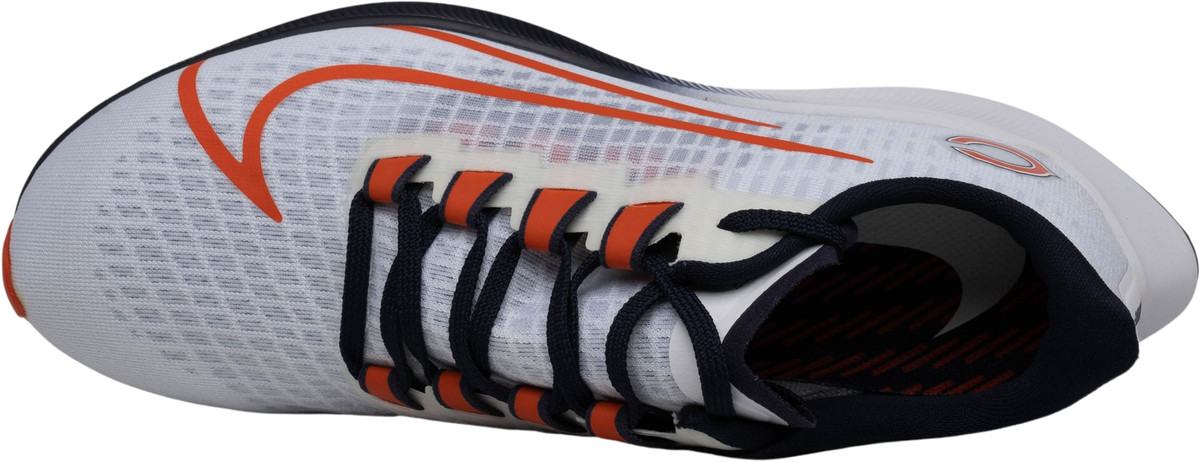 unisex nike white chicago bears zoom pegasus 37 running shoe