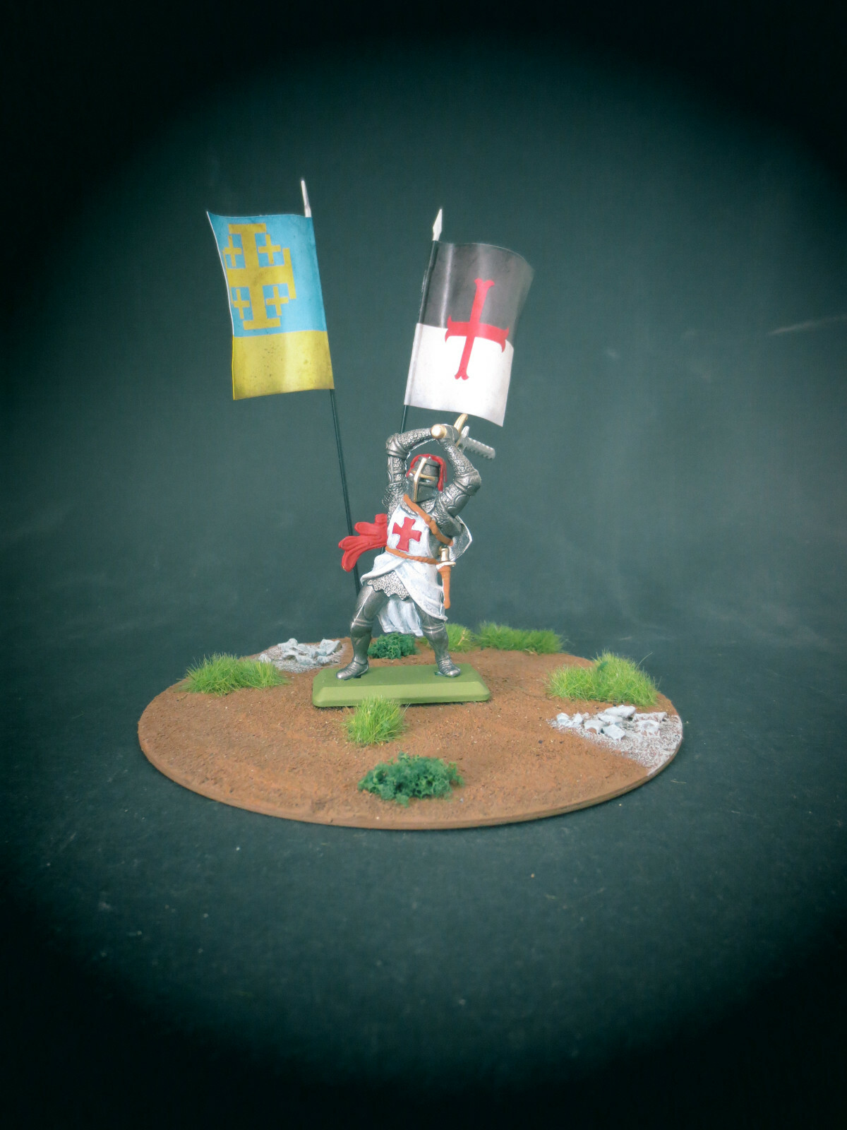 Flags for BRITAINS DEETAIL or Timpo Medieval Crusader Knights UPDATE 16.10.2022