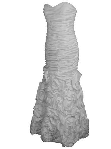 white christmas dresses 'Amara' Crochet Mesh Dress main image 0