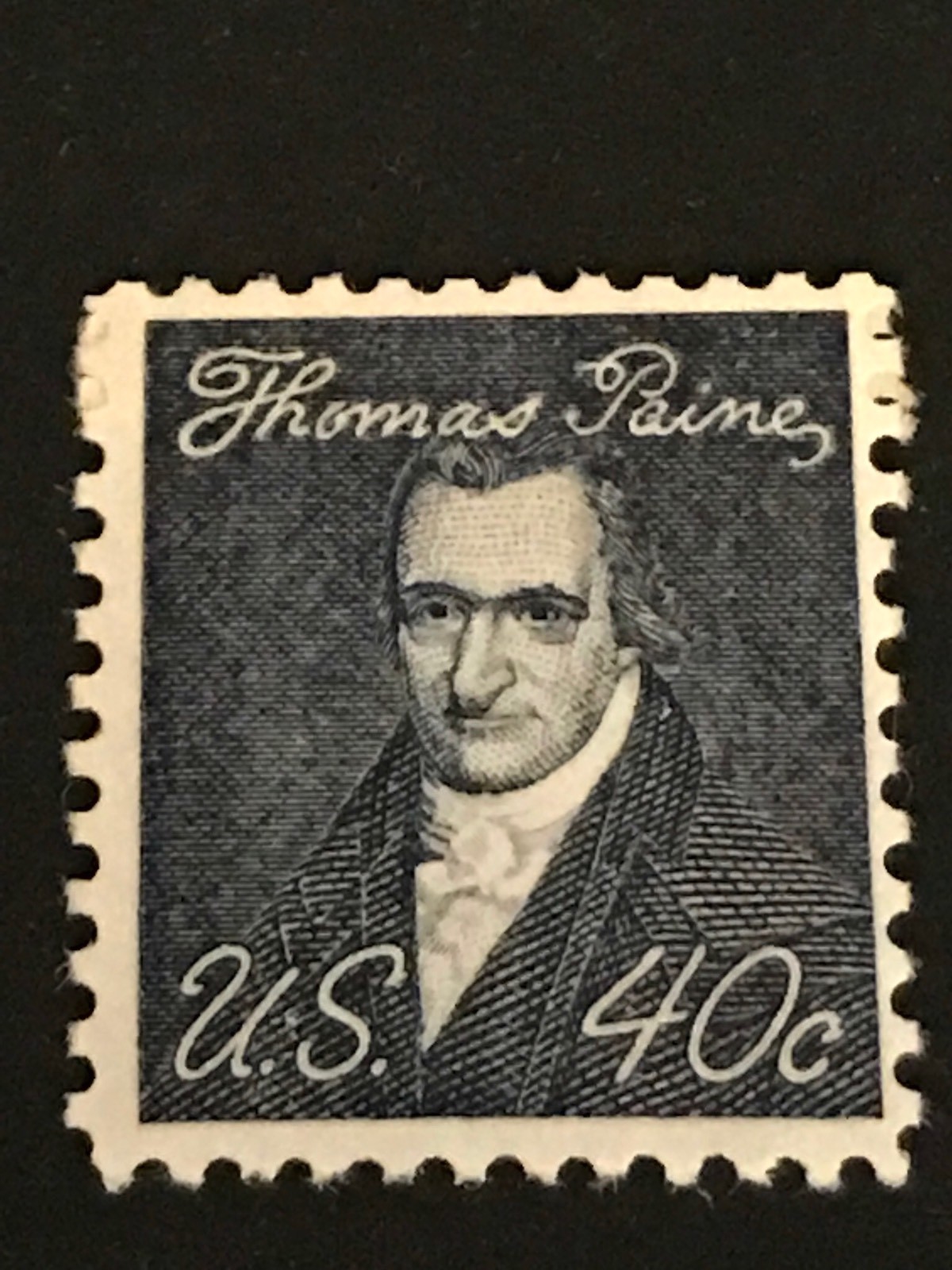 Scott 1292- Thomas Paine, Prominent Americans Series- MNH 40c 1968 mint