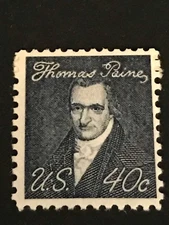 Scott 1292- Thomas Paine, Prominent Americans Series- MNH 40c 1968 mint