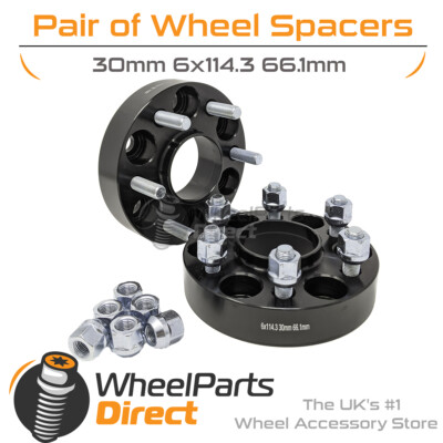 Bolt-On Radabstandshalter (2) 6x114.3 66,1 30mm für Nissan Navara [D40] 04-15