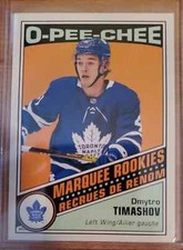 Dmytro Timashov 2019-20 UD Series 2 O-Pee-Chee Retro Update Marquee Rookie (628)