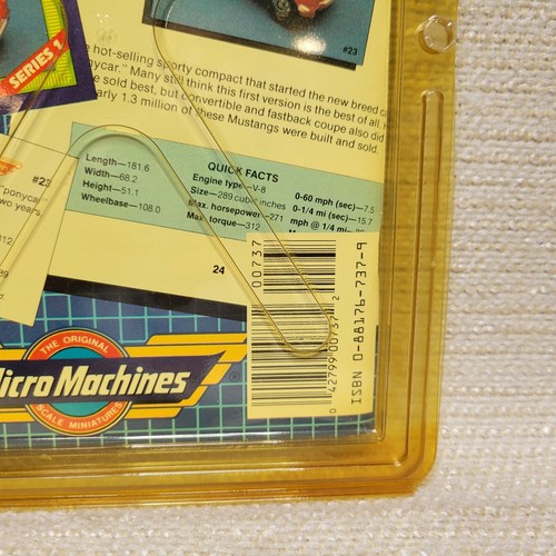 2 Vtg 1989 Micro Machines Sealed Trading Cards Series #1 &2 230441G - Picture 5 of 10