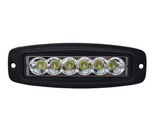 Faro Lavoro Luce Diurna 6 Led 12/24v 1080 lmn 18W Fuoristrada Tetto Paraurti - Foto 6 di 9