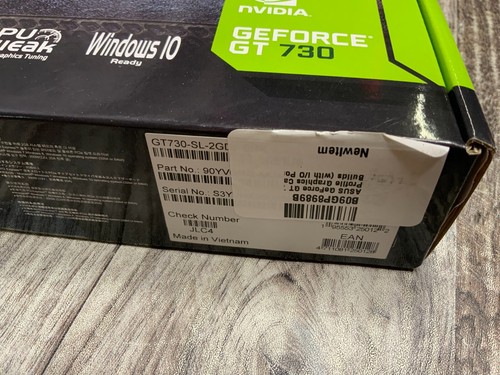 ASUS GeForce® GT 730 2GB GDDR5 low profile graphics silent GT730-SL-2GD5-BRK - Picture 2 of 3