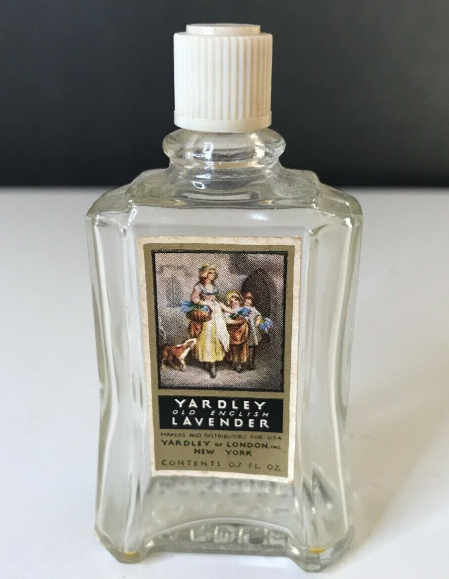 VINTAGE YARDLEY OLD ENGLISH LAVENDER PERFUME BOTTLE
