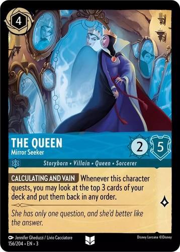 Tamatoa-Seeker of Shine 156/204 Disney Lorcana Character Card