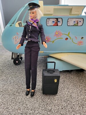 Vintage 1999 Pilot Barbie RARE Special Edition Short Hair Mattel