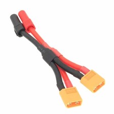 Parallel Wire XT150 1 Female to 2 Male XT60 10AWG 5CM 5CM Y Cable